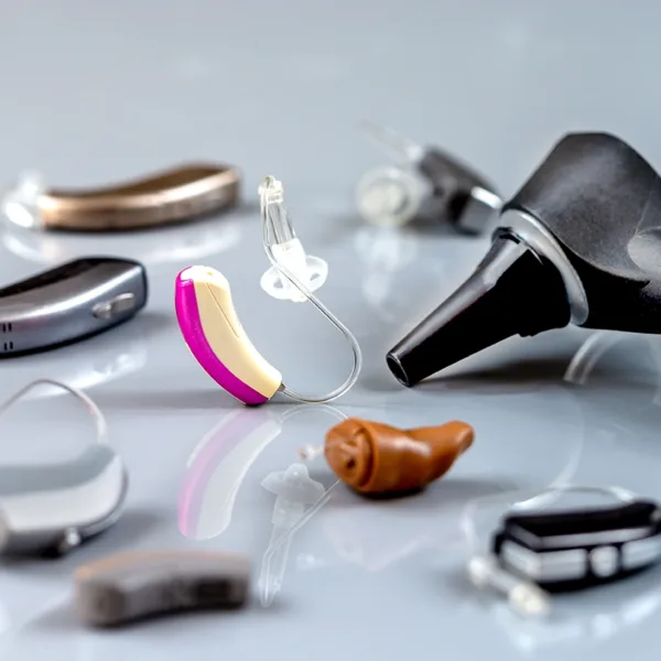 multiple styles of prescription hearing aids